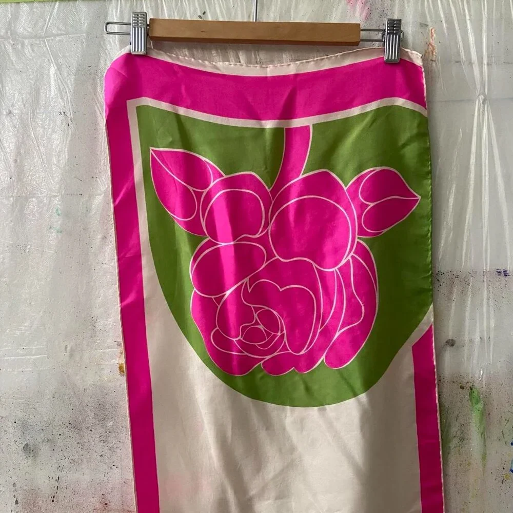 Miss Dior vintage floral scarf